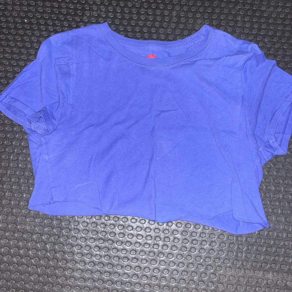 Purple crop top